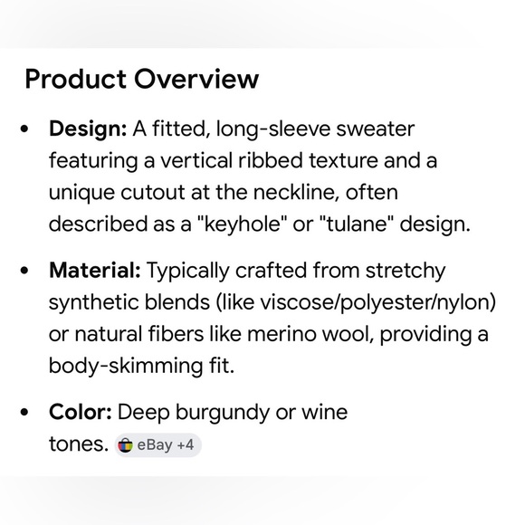 ✅Chic Cutout Ribbed Long-Sleeve Top in Wine - Picture 2 of 15